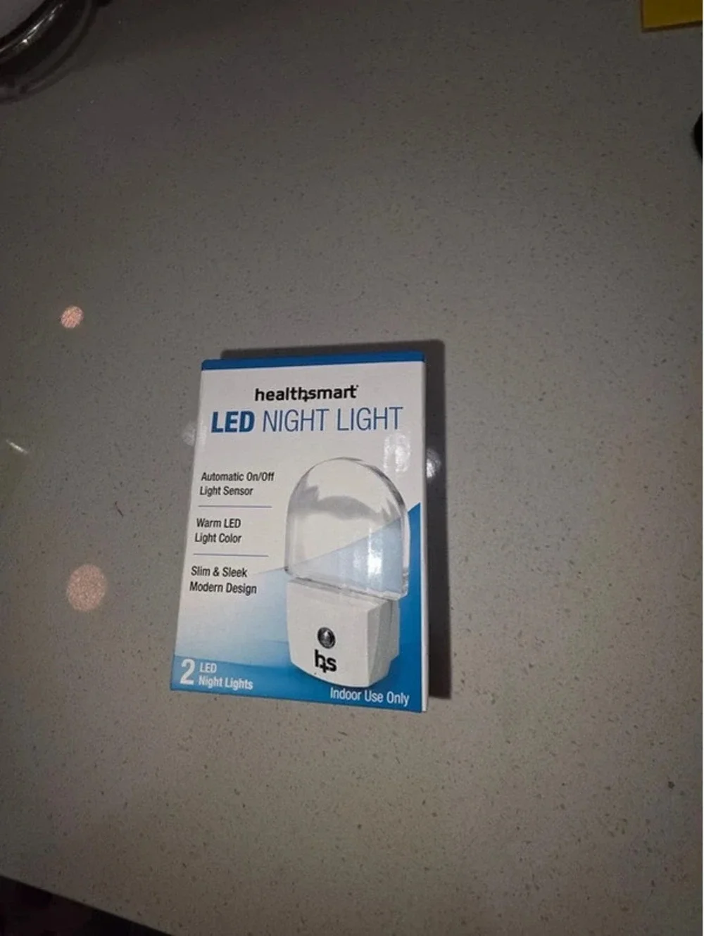 Healthsmart LED Night Light with Automatic On/Off Light Sensor - 2 Pack